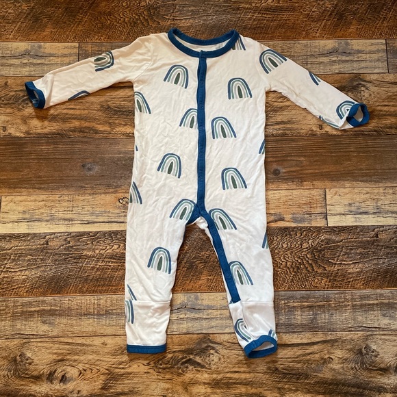 Kyte BABY One Pieces Kyte Baby Sapphire Rainbow Romper Poshmark